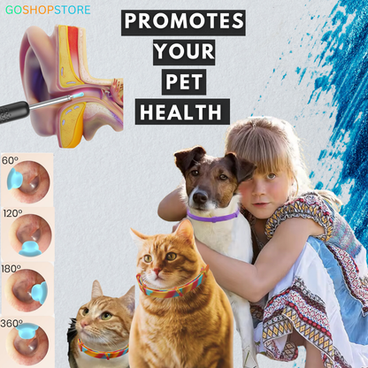 EarEuphoria™ Smart Visual Ear cleaner & GoShopStore™ Anti-Flea & Tick Collars